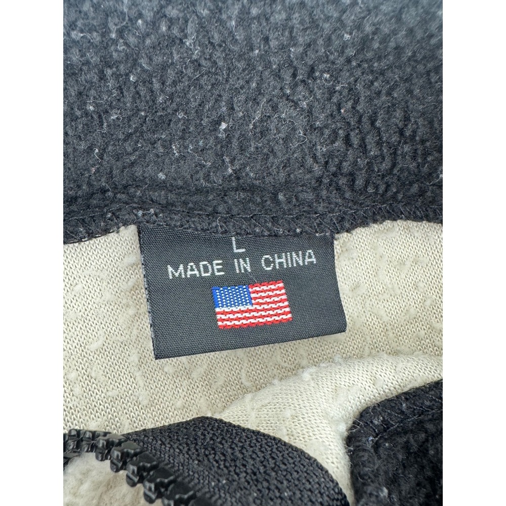 Vintage Team USA Olympics Fleece Jacket Tan Full Zip Mens Large - Picture 8 of 10